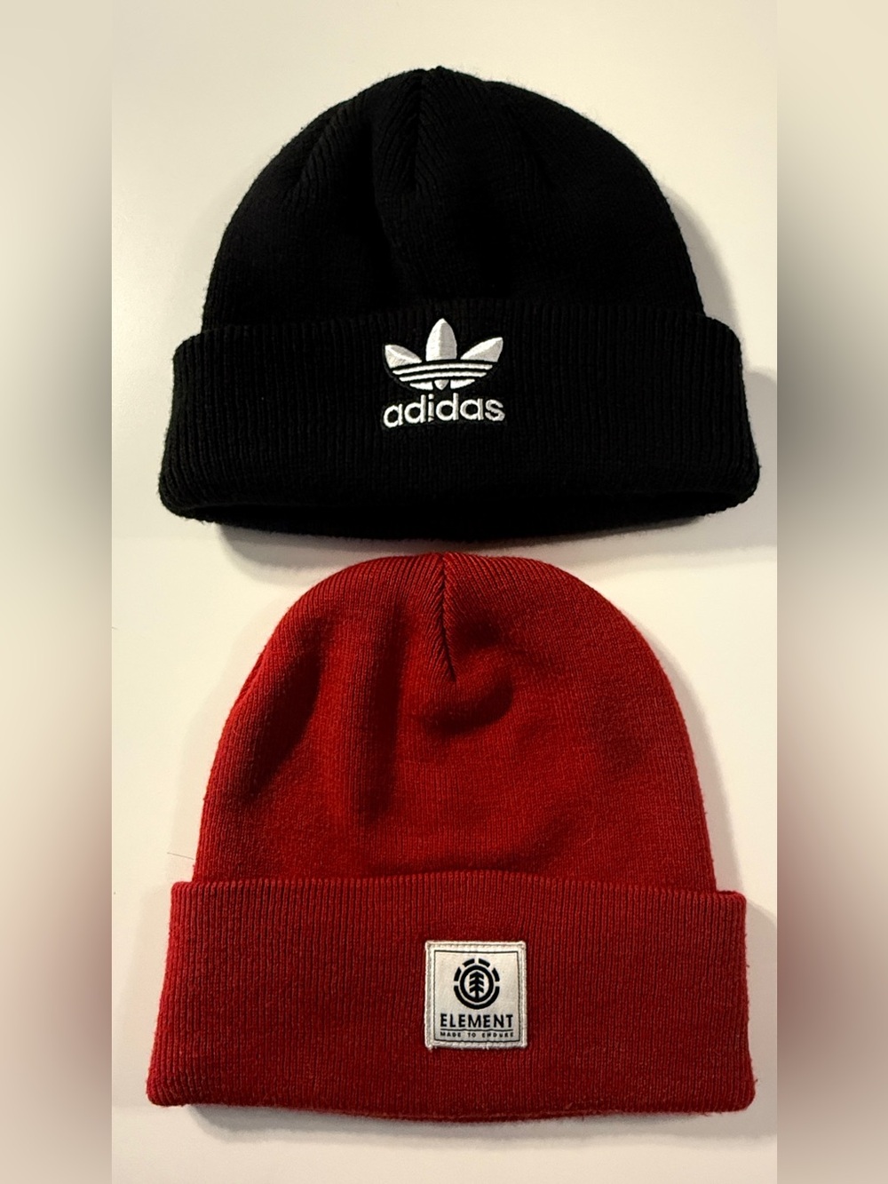 ELEMENT beanie & ADIDAS beanie